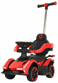 Leżaczek Baby Mix Speed z prowadnicą, czarny