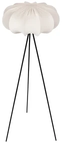 Biała lampa stojąca z tekstylnym kloszem (wysokość 147 cm) Cafee – Candellux Lighting