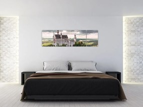 Obraz - Zamek na skałach (170x50 cm)
