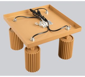 Lampa sufitowa w kolorze złota 25x25 cm Gleam – Nice Lamps
