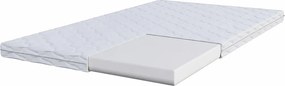 Biały topper na materac 160x200 T3-L77