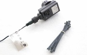 Świąteczne oświetlenie - świecąca sieć 3 x 3 m - ciepła biel z timerem - 128 LE