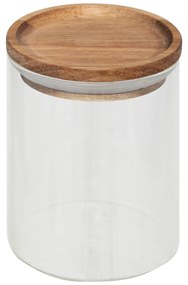 Słoiki na przyprawy na drewnianej półce HARMONY, 9 x 180 ml