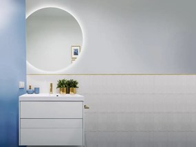 Lustro okrągłe SIMPLE LUNA 100 z oświetleniem LED z podcięciem EXCLUSIVE MIRADO