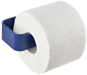 Niebieski ścienny metalowy uchwyt na papier toaletowy Ume – Zone