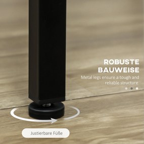 HOMCOM Kompletny zestaw barowy, 5-częściowy, stół i 4 hokery, styl industrialny, kompaktowy, rustykalny