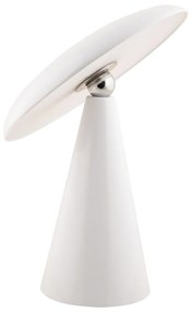 Biała lampa stołowa LED ze ściemniaczem (wysokość 26 cm) Phoebe – Leitmotiv