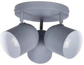 Jasnoniebieska lampa sufitowa z metalowym kloszem 32x32 cm Azuro – Candellux Lighting