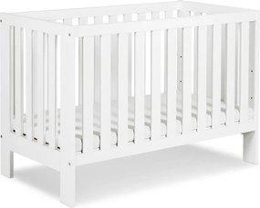 Białe łóżeczko dziecięce z funkcją tapczanika Amelia II 120x60