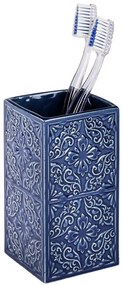 Pojemnik na szczoteczki do zębów CORDOBA DARK BLUE, WENKO