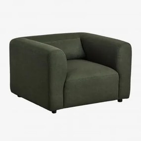 Zestaw 2 Tapicerowanych Foteli Fogler Tkanina Baranek Boucle Żółty Curri - Sklum