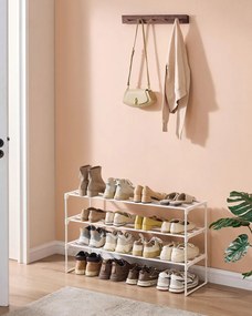 Regał na buty TORINO, 3 półki, 30x92x55cm, biały SongmicsHome