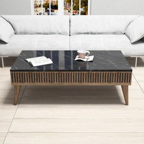Stolik kawowy Milan Walnut Black