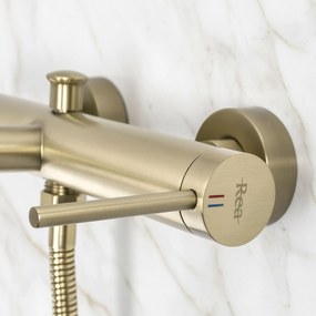 Bateria wannowa Rea Foss Złoty Szczotkowany