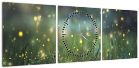Obraz - Magiczna noc (z zegarem) (90x30 cm)