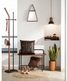 Wieszak w dekorze drewna orzechowego Kave Home Magali
