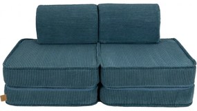 Pocket sofa basic aesthetic turkusowa - meowbaby®