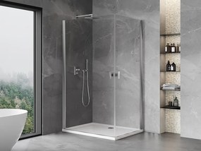 Mexen Mist-B Duo kabina prysznicowa uchylna 75 x 70 cm, transparent, chrom - 8A2-075-070-01-00