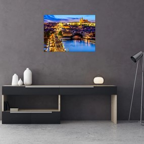 Obraz na szkle - Most Karola, Praga, Czechy (70x50 cm)