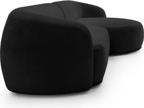 Narożnik NOBO Prawostronny system modułowy tkanina DressME 21 Grafitowy