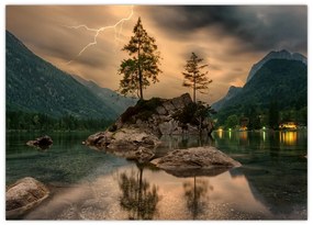 Piękny obraz na szkle - krajobraz (70x50 cm)