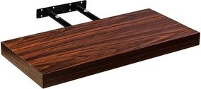 Półka ścienna Stilista Volato, 80 cm, ciemne drewno