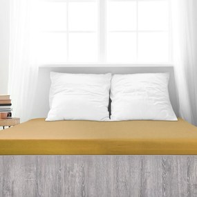 4Prześcieradło frotte Home Ideal musztardowe, 160x 200 cm, 160 x 200 cm