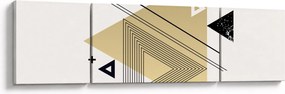 Obraz - Kształty geometryczne N⁰4 (170x50 cm)