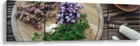 Obraz - Z deski kuchennej (170x50 cm)