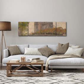 Obraz - Robert William Vonnoh, Notre Dame de Paris, reprodukcje (170x50 cm)