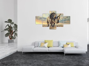 Obraz - Triceratops (125x70 cm)