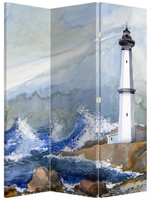 Parawan - Malowarstwo latarni morskiej (126x170 cm)