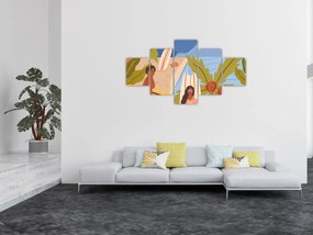 Obraz - Ciesz się życiem (125x70 cm)