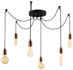 Lampa wisząca w kolorze miedzi Kabluni – Opviq lights