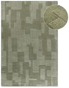 Zielony wełniany dywan tkany ręcznie 120x170 cm Wilhelmine – Villeroy&Boch