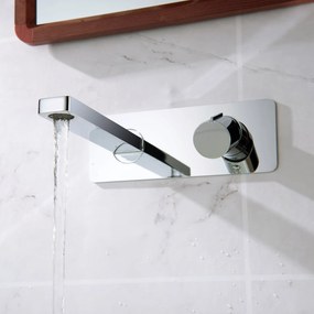 Bateria umywalkowa ścienna z mieszaczem 9908C