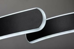 Rabalux 72115 wiszący żyrandol LED Silnora 35W, czarny