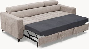 Sofa Nardo z funkcją spania - beżowy szenil Vibe 08