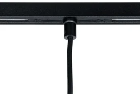 Nowoczesna czarna lampa wisząca do systemu szynowego jednofazowego - Slimline Keno Nowoczesny Oswietlenie wewnetrzne