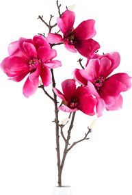 Sztuczna kwiat Magnolia różowy, 86 cm