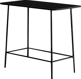 Stół ogrodowy wysoki z metalu dł. 120 cm - Czarny - MIRMANDE marki MYLIA