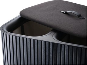 Czarny bambusowy kosz na pranie 2x45 l Tota Luxe – Joseph Joseph