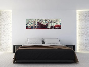 Obraz - budynek architektoniczny (170x50 cm)