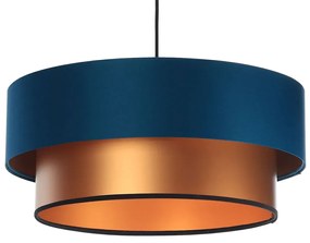 Miedziano-granatowa lampa wisząca nad stół - 11X S416 P1-F55