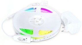 LED RGB Ściemnialna taśma LED/24W/230V 5m 3000-6000K Wi-Fi Tuya