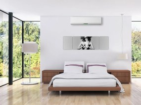 Obraz kobiety w czarnej sukience (170x50 cm)