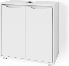 Szafka pod umywalkę biały 60x30x62.5 ruben