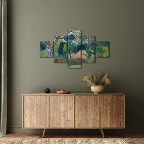 Obraz - Paul Gauguin, Te raau rahi (The Big Tree), reprodukcje (125x70 cm)