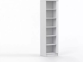 Regał dziecięcy Ratel 50 cm – biały otwarty z półkami, biblioteczka do pokoju dziecięcego