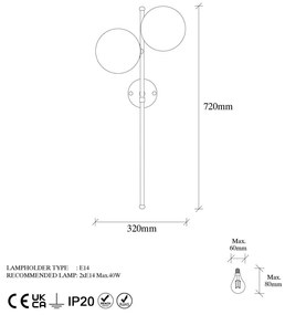 Kinkiet w kolorze złota Fazli – Opviq lights